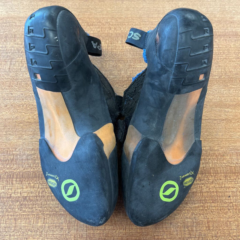 Scarpa - Booster S Climbing Shoes - MSRP $189: Black/Yellow-women-38