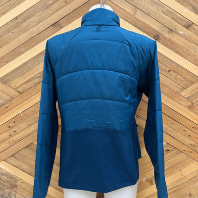 Brooks - Women's Shield Hybrid Jacket - MSRP $180: Blue-women-LG