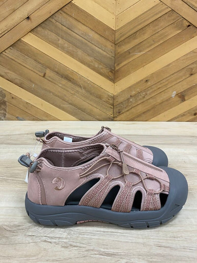 Billy - Women's River Sandals - MSRP $90: Pink / Grey-women-W8 Wide