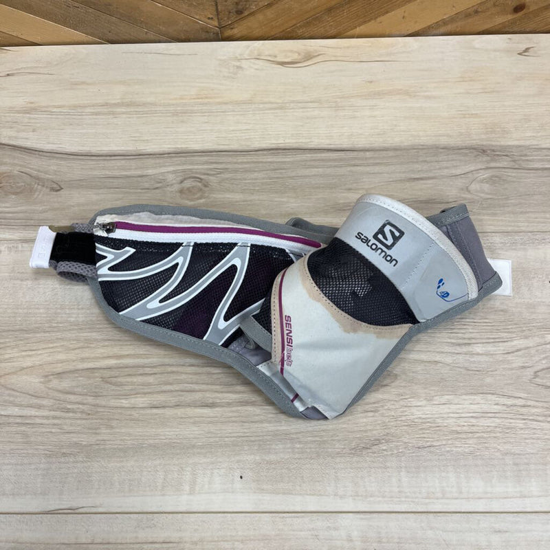 Salomon- Sensibelt Running Belt- MSRP $55: white, black, purple-unisex-