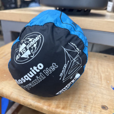 Sea to Summit- Mosquito Pyramid Net- MSRP $55: black, blue-unisex-single