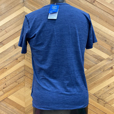 Brooks - Men's Luxe Short Sleeve - MSRP $50: Blue-men-SM
