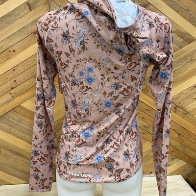 Kari Traa - Women's Sanne Sunshirt - MSRP $80: Pink / Blue / Brown-women-XS