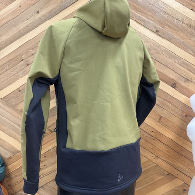 Craft - Men's Adv Backcountry Hybrid Jacket - MSRP $190: Yellow / Grey-men-SM