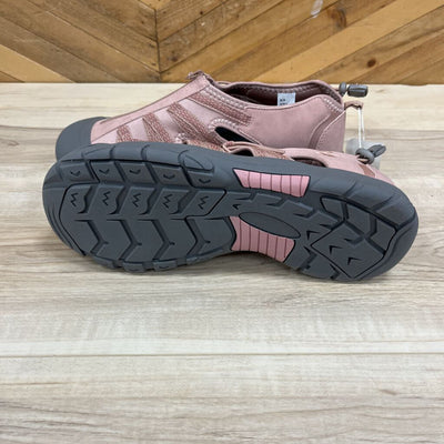 Billy - Women's River Sandals - MSRP $90: Pink / Grey-women-W11 Wide