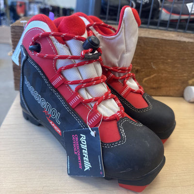 Rossignol - Kid's X-1 Junior XC Ski Boots - NNN - MSRP $119: Black/Red/White-children-35