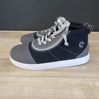 Billy - Men's XDR Short Wrap High Top Shoes - MSRP $70: Black / Grey-men-M8 XWide