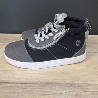 Billy - Men's XDR Short Wrap High Top Shoes - MSRP $70: Black / Grey-men-M9 XWide