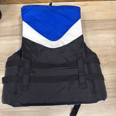 Fluid - Adult PFD : Blue/Black/White-unisex-SM