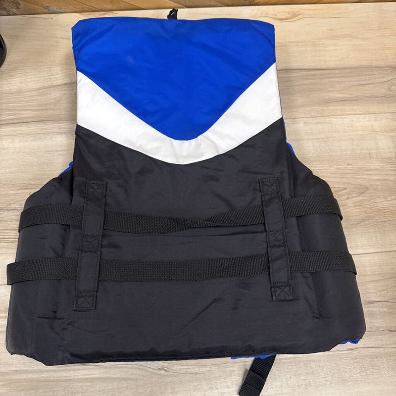 Fluid - Adult PFD : Blue/Black/White-unisex-SM