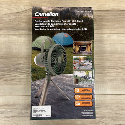 Camelion - Rechargable Camping Fan - MSRP $79: Green--