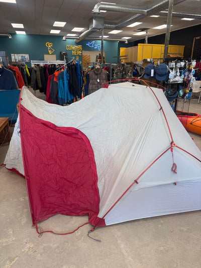 MSR - Hubba Tour 2 Person Tent - MSRP $650 : red-unisex-2 Person