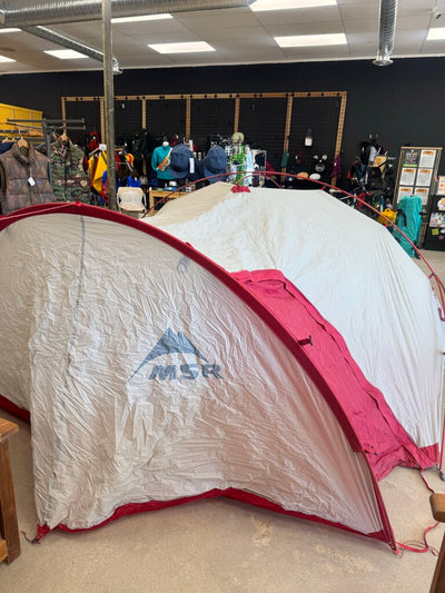 MSR - Hubba Tour 2 Person Tent - MSRP $650 : red-unisex-2 Person