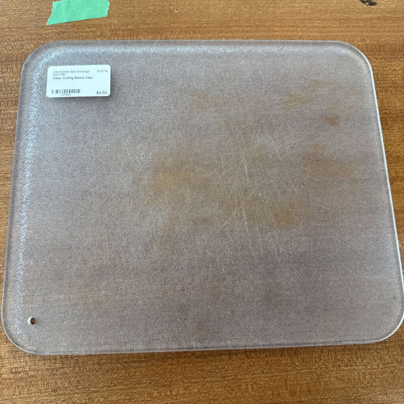 Clear Cutting Board: clear-unisex-