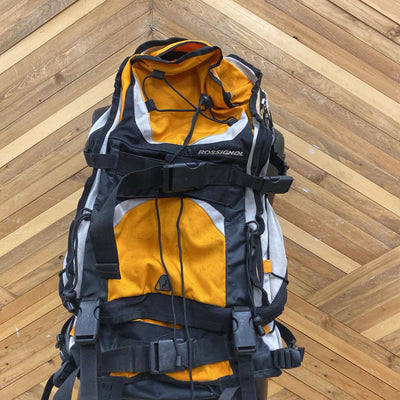 Rossignol - Winter Skiing Backpack - MSRP compared $175: Orange / Grey / Black--