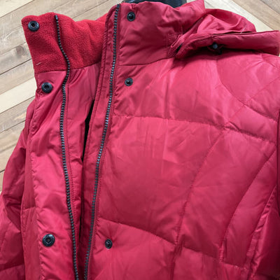Eddie Bauer - Women's Puffer Winter Jacket - MSRP compared $241: Red-women-LG