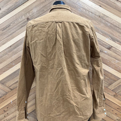 Helly Hansen - Men's L/S Button Down - MSRP $118: Brown-men-LG
