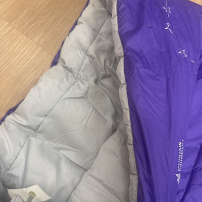 MEC - Kid's Little Dipper +5˚C Synthetic Bag - MSRP $95: Purple/Grey-children-