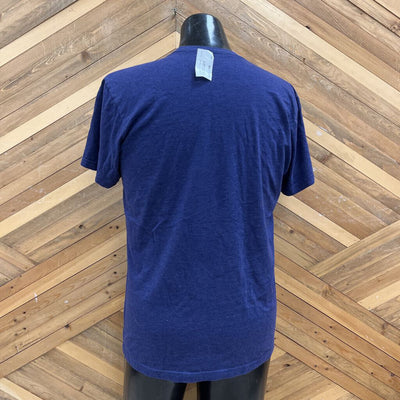 Wohven - Men's Wave Graphic Tee: purple-men-LG