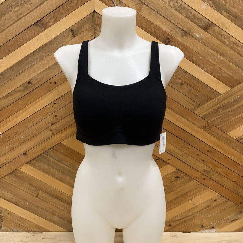 Lululemon- Run times Black Wireless Sports Bra -MSRP $74: black-women-36C