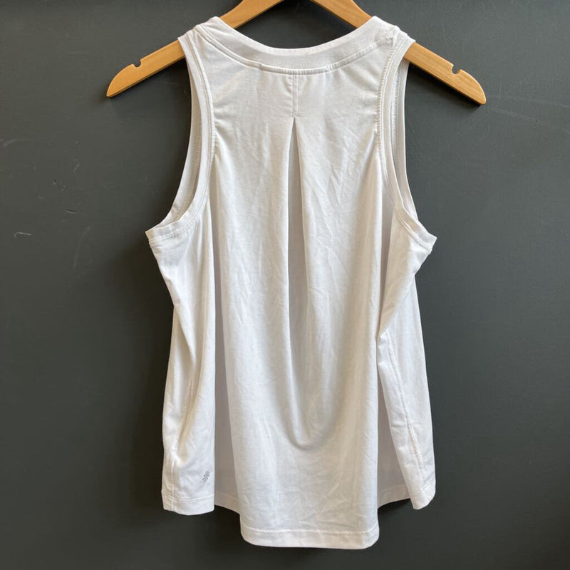 Athleta - White Tank Top: White -women-SM