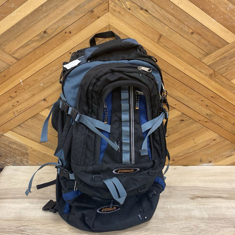 Asolo - Navigator 80 Hiking Overnight Pack : Black / Blue--80L