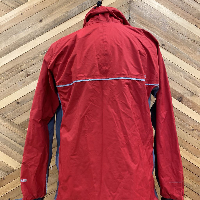 NRS - Adult Hyprotex Paddling Jacket - MSRP $299: Red / Grey-unisex-LG