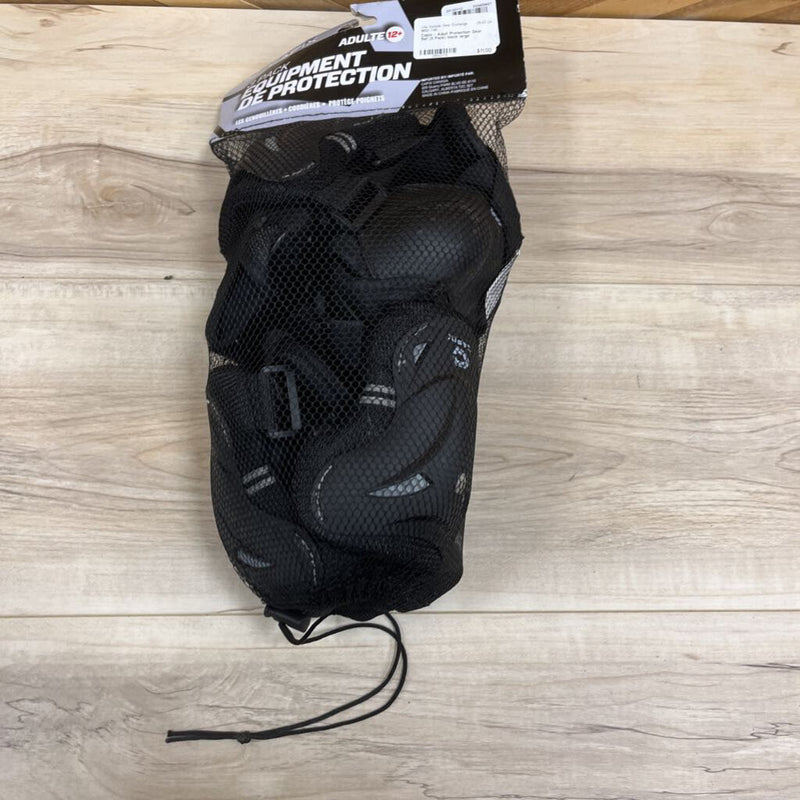 Capix Adult Protection Gear Set (3 Pack): black-unisex-large