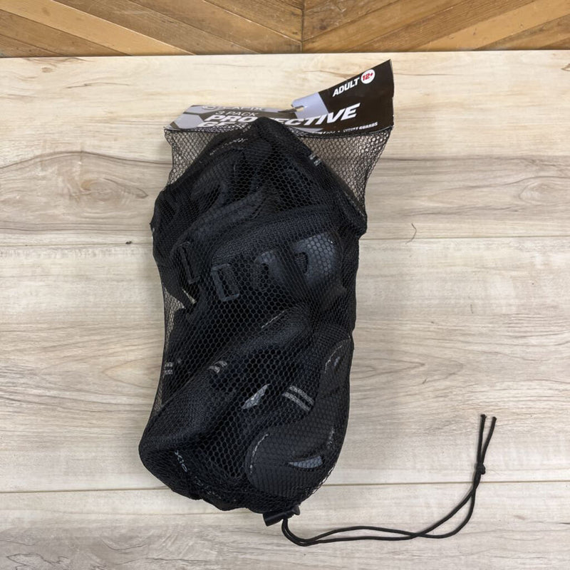 Capix Adult Protection Gear Set (3 Pack): black-unisex-large