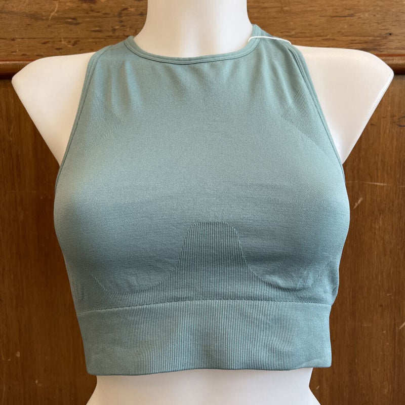 Knix - Racerback Sports Bra - MSRP $65: Green/Teal-women-LG