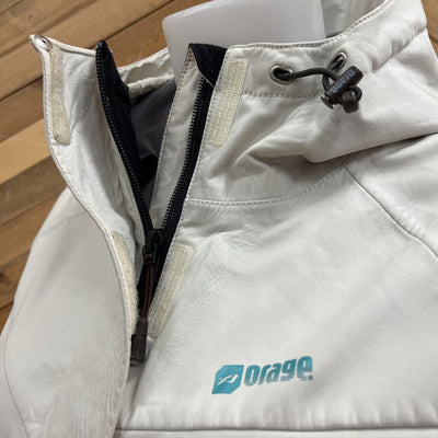 Orage - Women's Fleece-Lined Softshell Jacket: White/Cream-women-MD