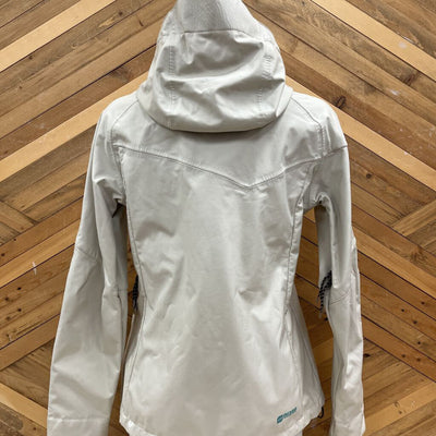 Orage - Women's Fleece-Lined Softshell Jacket: White/Cream-women-MD