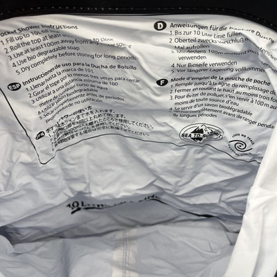 Sea to Summit - Pocket Shower - MSRP $50: Blue--10L