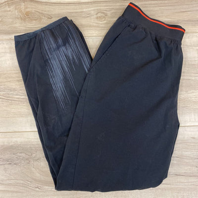 Adidas - Kid's Pants - MSRP $50: Black/Orange-children-10/12