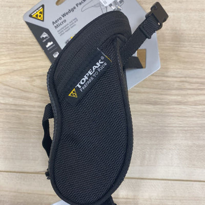 Topeak - Aero Wedge Pack Micro Saddle Bag - MSRP $30: Black-unisex-0.41L
