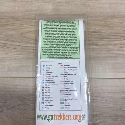 GoTrekkers - Saskatchewan Otter Lake Churchill River 07 Synthetic Topographic Map - MSRP $29: Blue / White--1:30,000