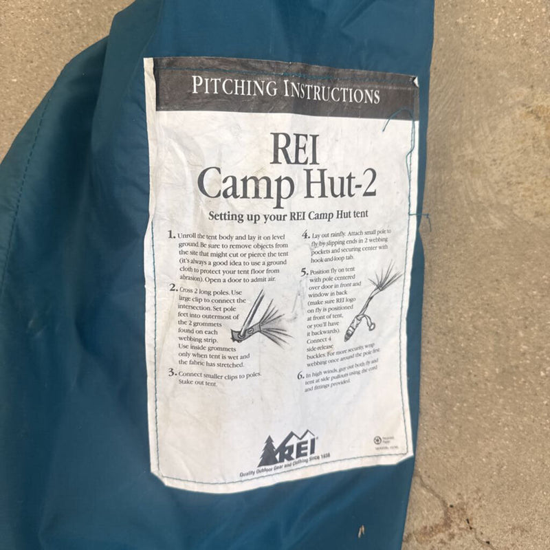 REI - Camp Hut Tent - MSRP compared $399: Blue-unisex-2p