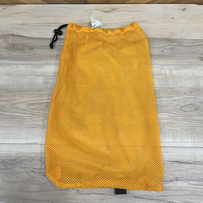 Yellow Mesh Storage Bag: yellow-unisex-