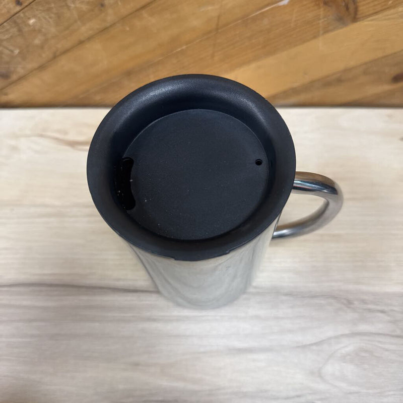 Coffee Travel Mug : Silver / Black--