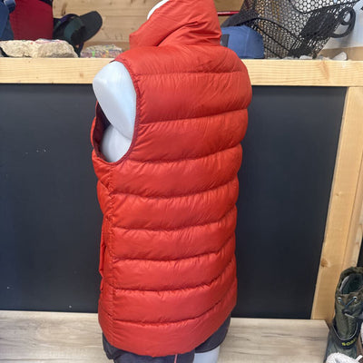 Eddie Bauer - Women's Puffer Vest - MSRP $133: Orange-women-XS