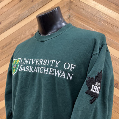 Dubwear Clothing Co. - University of Saskatchewan Sweatshirt - MSRP $45: Green-unisex-MD