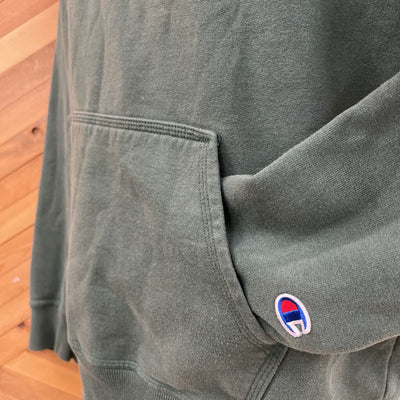 Champion - Men's Hoodie: Green-men-LG