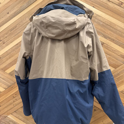 Patagonia - Men's Winter 3-1 Powder Jacket - MSRP $625: Brown / Nav-men-XL