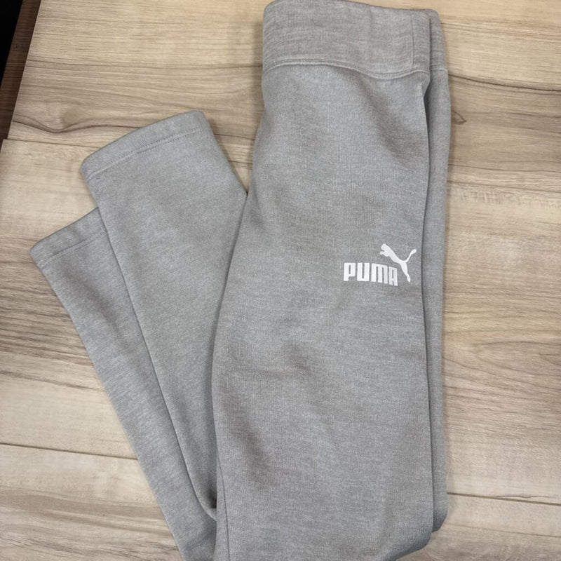Puma - Kids fleeced leggings : Grey -children-10/12