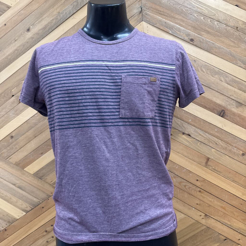 Kolby- Men’s Slim Fit Short Sleeve Shirt: purple-men-mD
