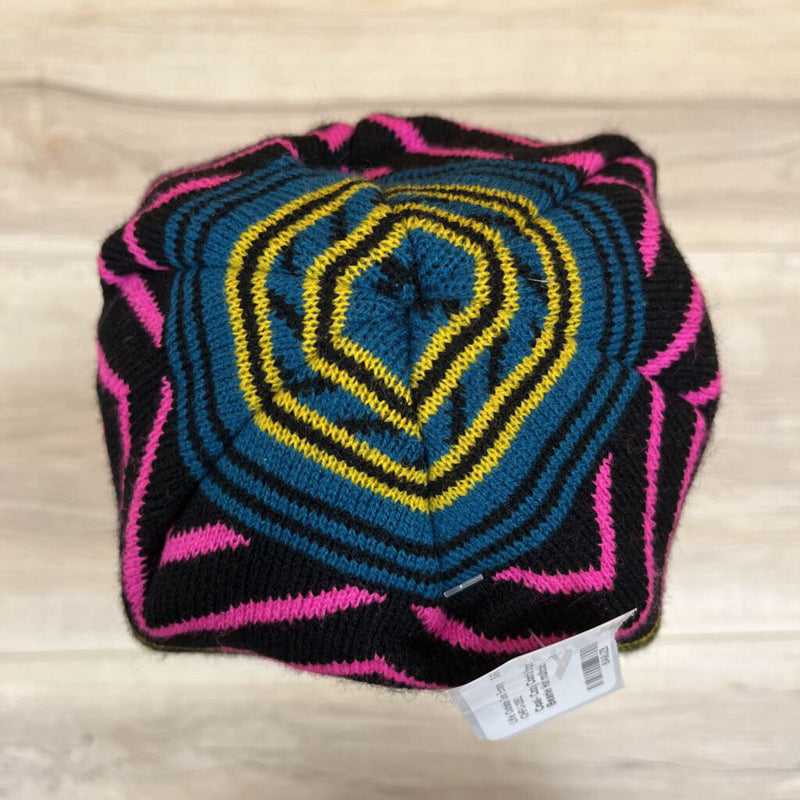 Coal- Cozy Colorful Striped Beanie Hat: multicolor-unisex-