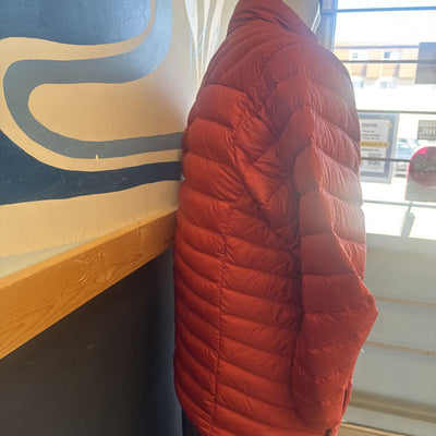 Outdoor Research- Men's Transcendent Down Jacket $349: Red -men-MD