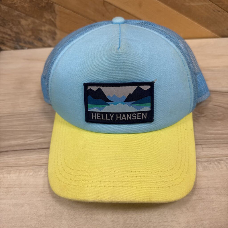 Helly Hansen - Colorful Trucker Hat- msrp $40: blue,yellow-unisex-