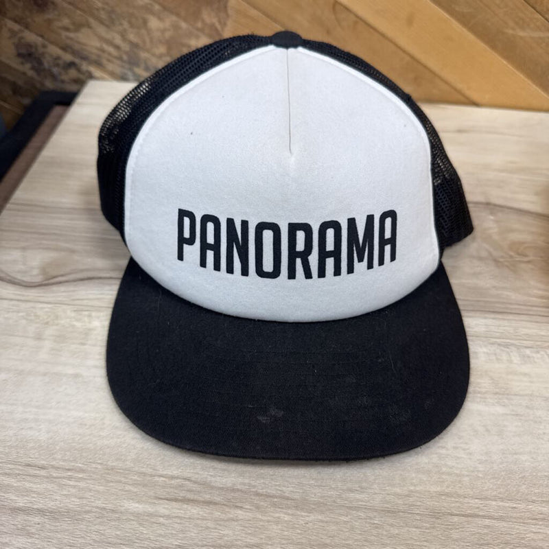Panorama - Trucker Hat: White, Black-unisex-