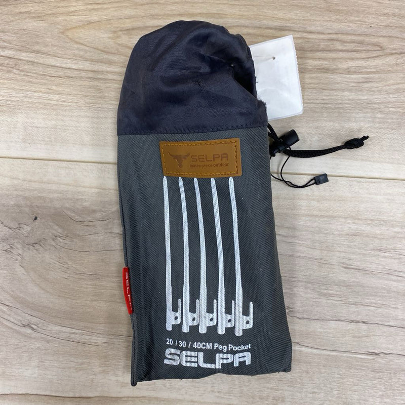 Selpa- Peg Pocket with 6 Heavy Pegs : Gray-unisex-